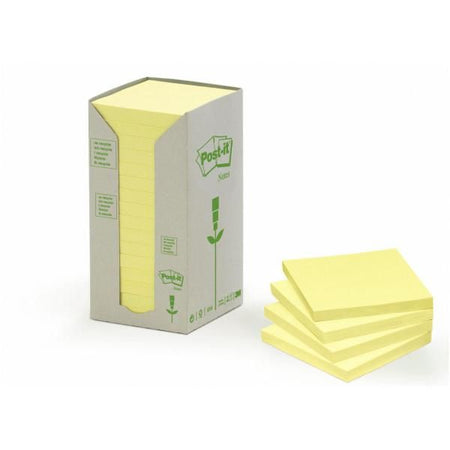 Cf16post-it ricicl 654-1t giallo - 7100172245