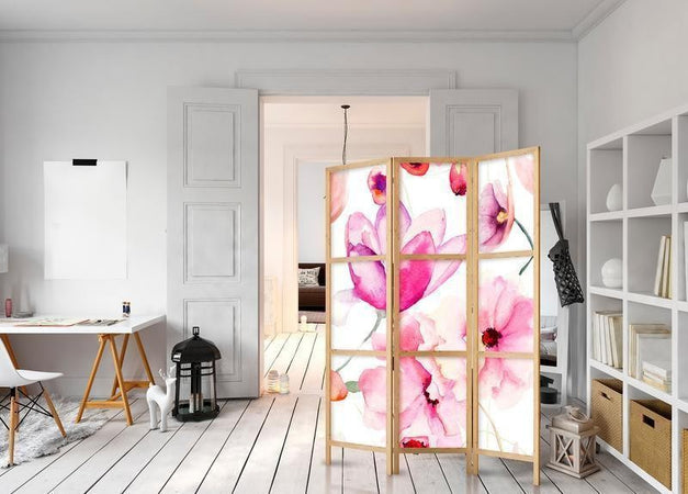 Paravento giapponese Fiori di Sakura 3 ante