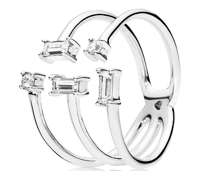 Pandora   Anello Frammenti Scintillanti