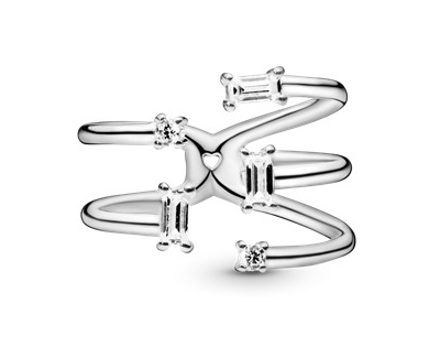 Pandora   Anello Frammenti Scintillanti