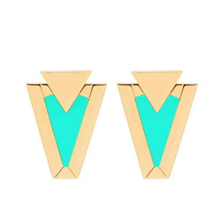 Valentina Ferragni - Orecchini RHEA AQUA GREEN