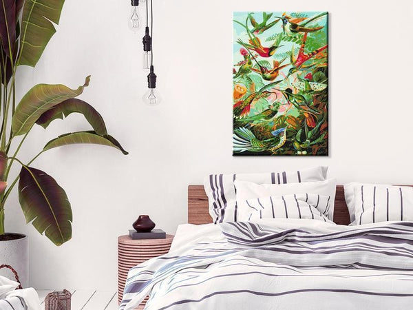 Quadro fai da te - Hummingbird Family