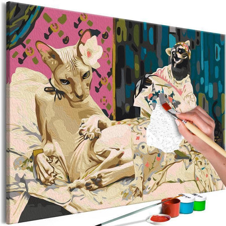Quadro fai da te - Lady Cat