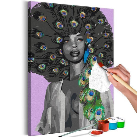 Quadro fai da te - Peacock Woman