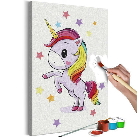 Quadro fai da te - Rainbow Unicorn