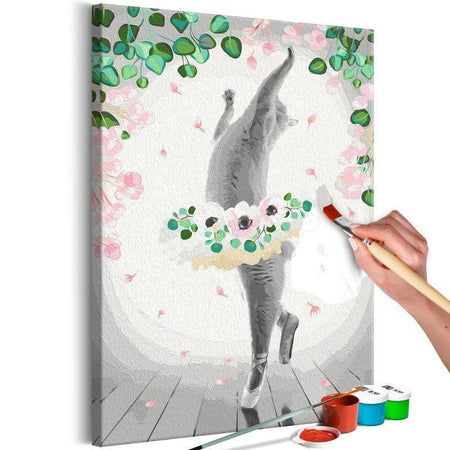 Quadro fai da te - Cat Ballerina