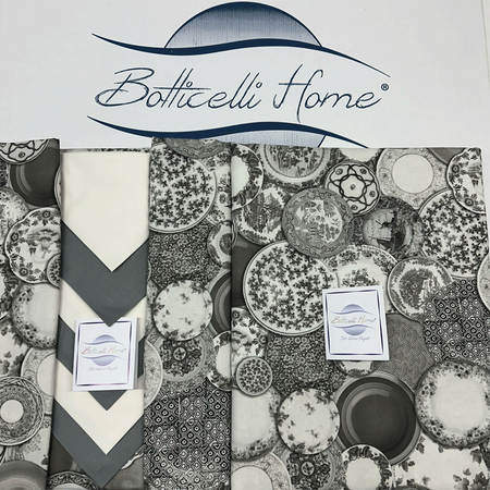 Tovaglia da tavolo con tovaglioli Botticelli Home Porcellane