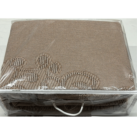 Copriletto matrimoniale Botticelli Home Arabesco in cotone jacquard
