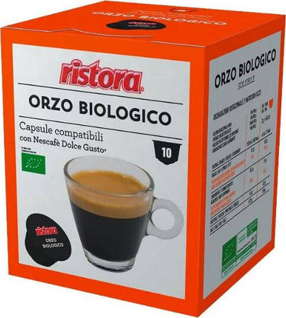 40x Orzo biologico Ristora Caffè D'Orzo Bio in capsule compatibili Dolce Gusto blister 4 x 10 pz Alimentari e cura della casa/Caffè tè e bevande/Caffè/Cialde e capsule di caffè Non solo alimenti - Albano Laziale, Commerciovirtuoso.it