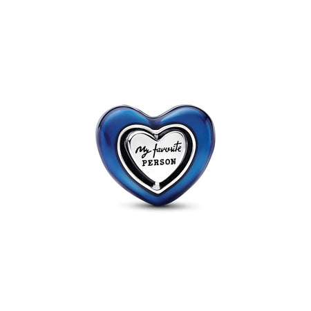 Pandora - Charm Cuore Blu Girevole