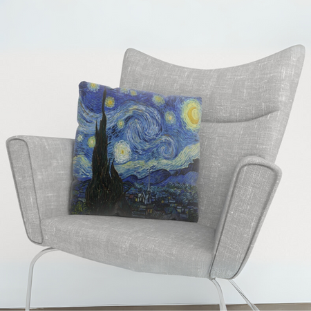 Federa cuscino Van Gogh Notte Stellata