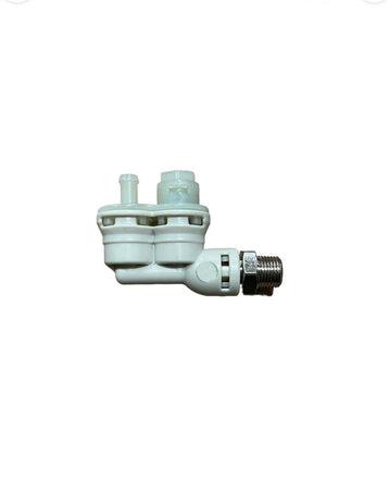 Valvola a 3 Vie - VNR Autoinnesco - Racc.M1/8 Girevole in Acciaio 12R11 Originale Faber