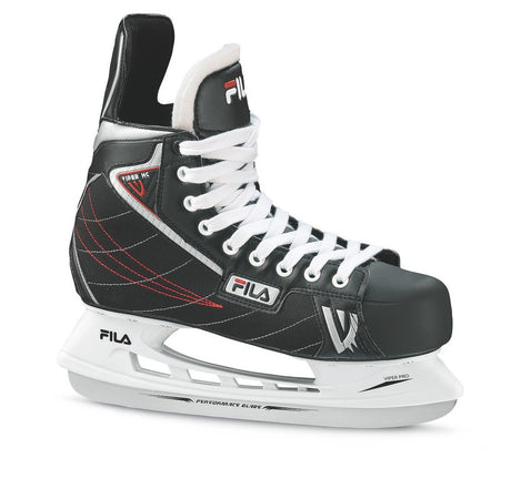 Fila, Pattini da ghiaccio Unisex Viper HC, Nero-Rosso