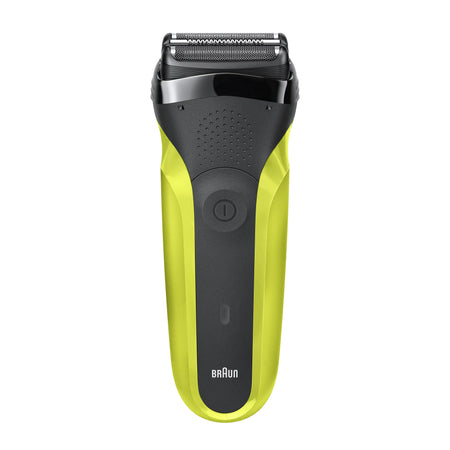 Braun series 3 300 rasoio elettrico barba, nero/verde elettrico - 81702940