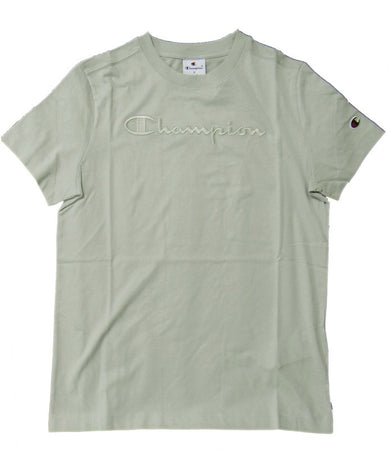 Champion TEE Light Cotton Jersey Donna Cotone Verde