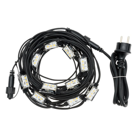 Catena strobo 10 led effetto flash luce Stroboscopica da esterno decorazione natalizia