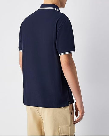 Champion POLO M/M Light Cotton Pique uomo Cotone Blu Navy