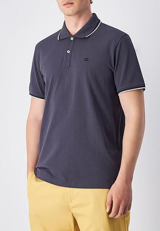 Champion POLO M/M Light Cotton Pique uomo Cotone Grigio