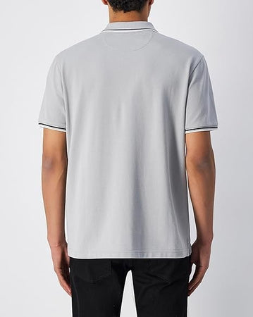 Champion POLO M/M Light Cotton Pique uomo Cotone Grigio Chiaro