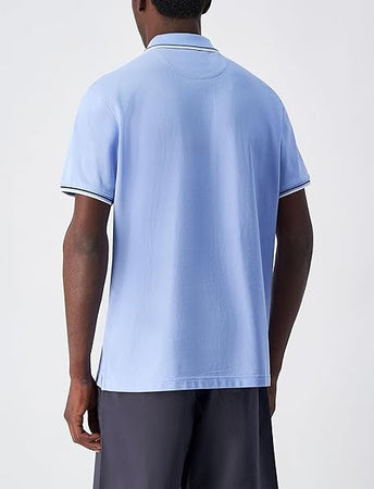 Champion POLO M/M Light Cotton Pique uomo Cotone Azzurro