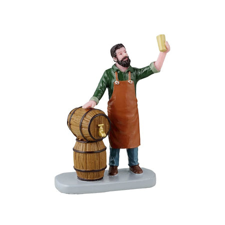 Personaggi per villaggio di Natale "Mastro Birraio" in Resina