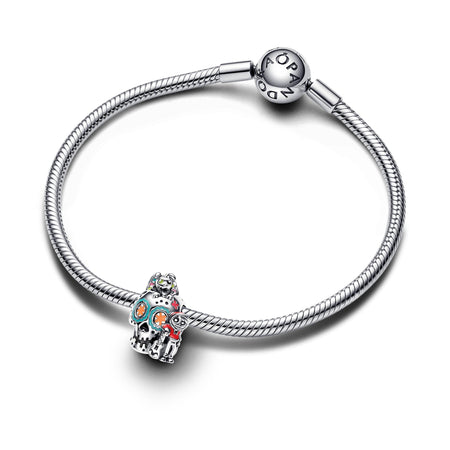 PANDORA - Charm Pixar, Coco, Teschio Miguel & Dante che si illumina al buio