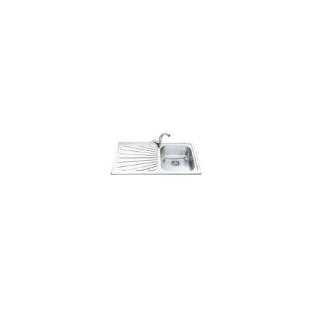 Smeg Lavello Inox A Una Vasca Gocciolatoio A Sinistra Sp861s