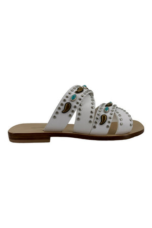 NANNI MILANO Sandali Bianco da donna