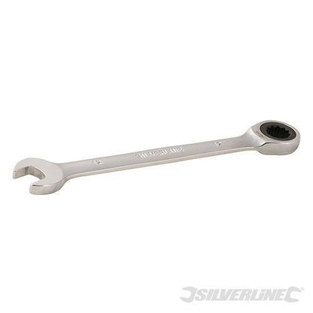 Chiavi a cricchetto combinata metrica a testa fissa, varie misure Silverline Silverline