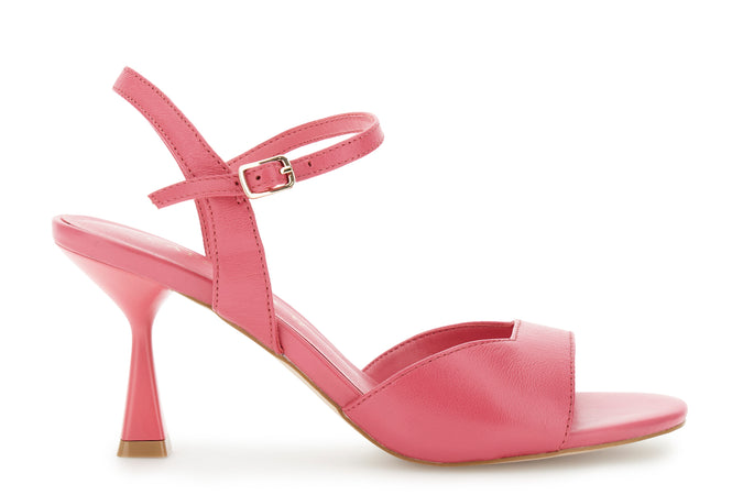 SANDALO FASCIA + GILDA IN PELLE T. H.70MM FORMA TONDA