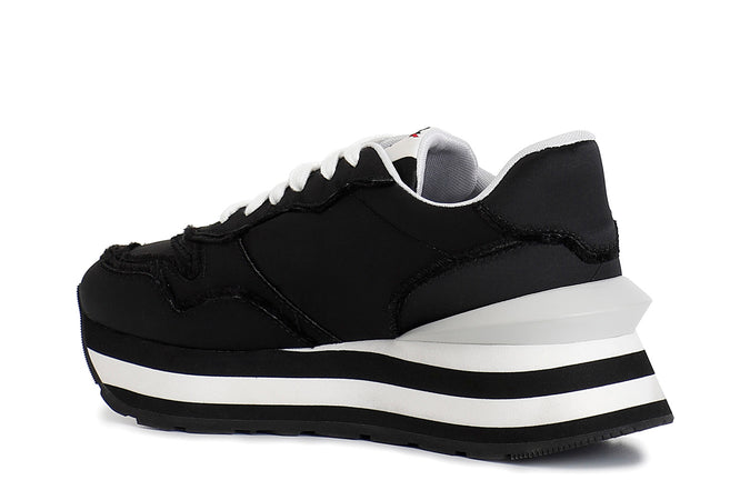 SNEAKERS IN TESSUTO SFRANGIATA