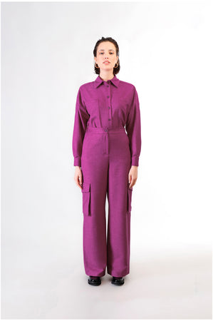 PANTALONE WIDE CON TASCONI