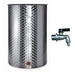 Botte in acciaio inox 18/10 per olio e vino Made in Italy
