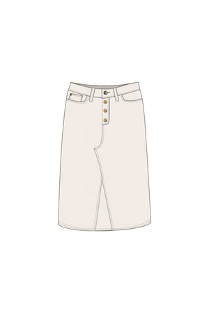 GONNA IN BULL DENIM