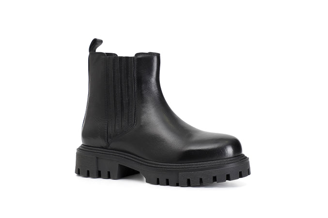 TRONCHETTO IN PELLE CON ELASTICO