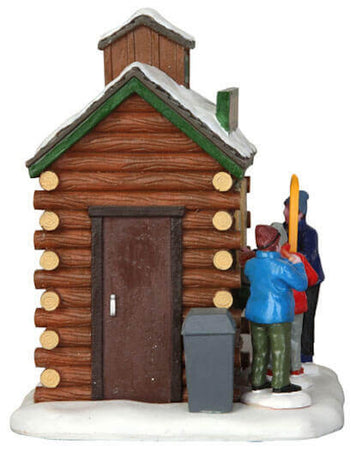 Chiosco Waffle, edificio per villaggio di Natale in Poliresina