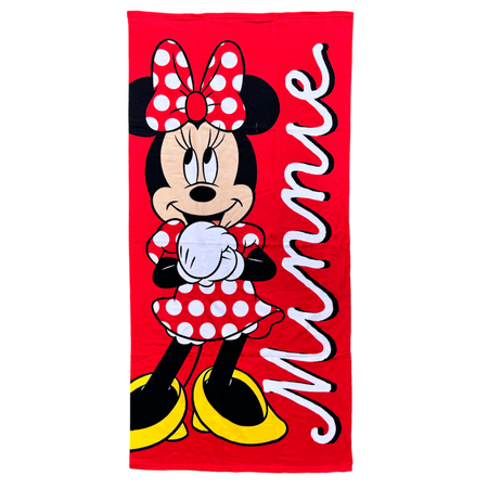 TELO MARE DISNEY MINNIE IN MICROFIBRA CM 140X70 - MIN24-001