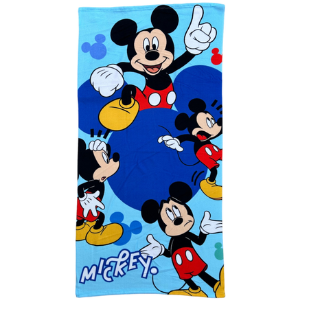 TELO MARE DISNEY TOPOLINO IN MICROFIBRA CM 140X70 - MIC24-3615