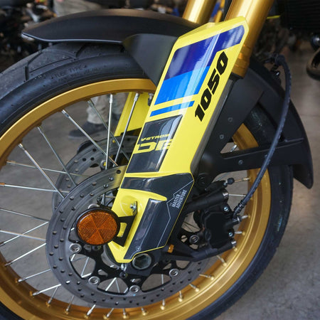 Adesivi 3D parasteli parafango moto compatibili con Suzuki V-Strom 1050DE 2023