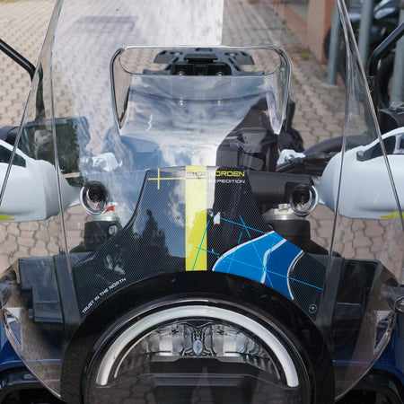 Adesivi 3D Protezione Cupolino moto compatibili con Husqvarna Norden 901 2023