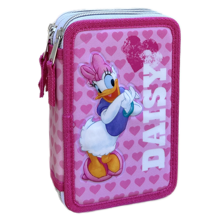 ASTUCCIO 3 ZIP SCUOLA DIS. 3D PAPERINA DISNEY MULTISCOMPARTO COLORI GIOTTO