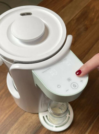 MIZU BABY - Onsui Dispenser Acqua Calda per Formula, dosaggio automatico, controllo esatto temperatura, 5 temperature, mantenimento temperatura