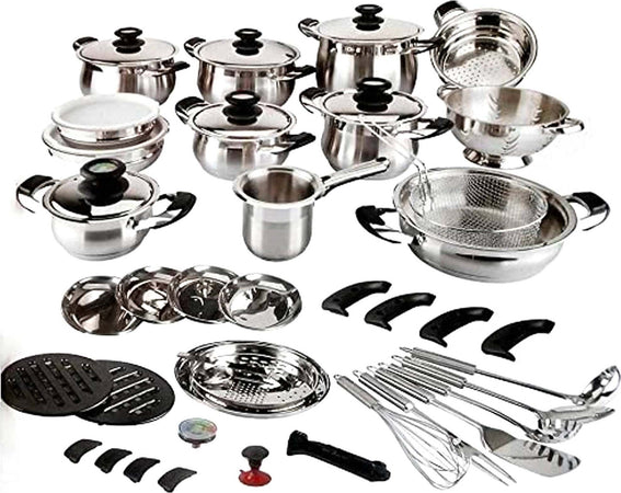 44 Pezzi Set Di Pentole Bavaria Batteria Di Pentole 44 Pezzi Acciaio Inox 18/10 Ottingher Linea Silhouette 44 Pezzi Acciaio 18/10 Casa e cucina/Pentole padelle e pirofile/Pentole e padelle/Set/Set di pentole L’Orchidea - Siderno, Commerciovirtuoso.it