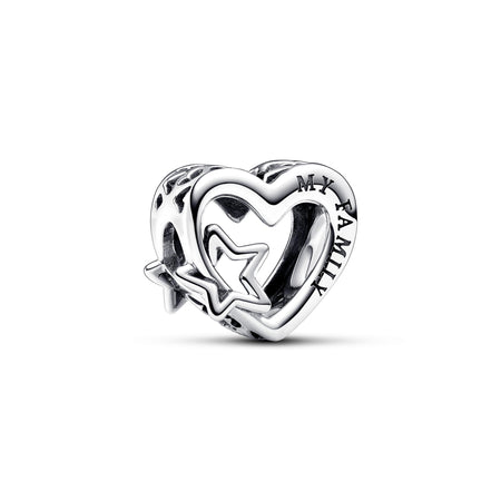Pandora - Charm Openwork Cuore con Stella