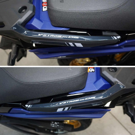 Adesivi 3D Protezioni maniglie passeggero compatibili con Suzuki V-Strom 800DE
