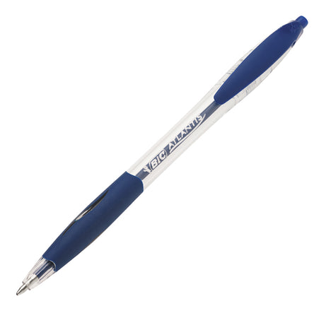 Scatola 12 Penne Sfera Scatto Bic Atlantis 1.0Mm Blu