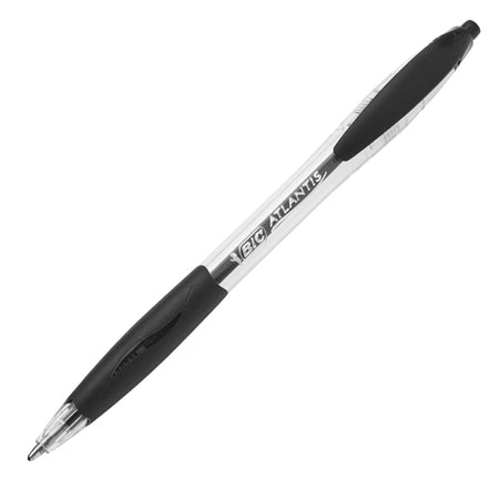 Scatola 12 Penne Sfera Scatto Bic Atlantis 1.0Mm Nero