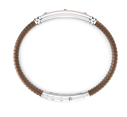 Zancan   Bracciale In Acciaio Con Inserti