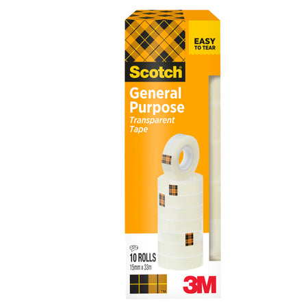 Torre 10 Rt Nastro Adesivo Scotch 508 15Mmx33M In Ppl