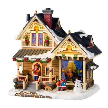 Edificio per villaggio di Natale "La vigilia di Natale dalla nonna" in Resina